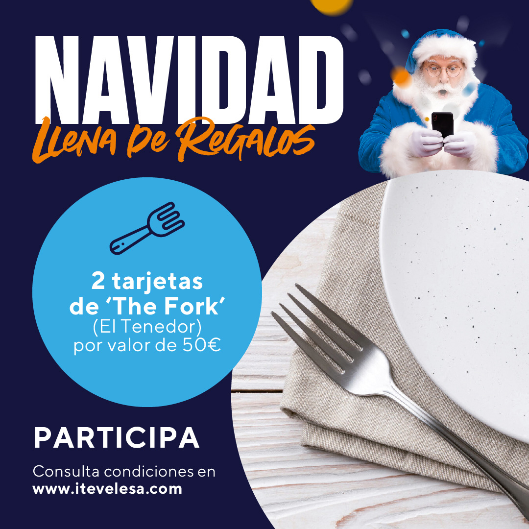 ¡Entra en las redes sociales de Red Itevelesa y descubre como ganar una invitación a comer!